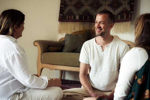 Vorgespräch zur Zeremonie